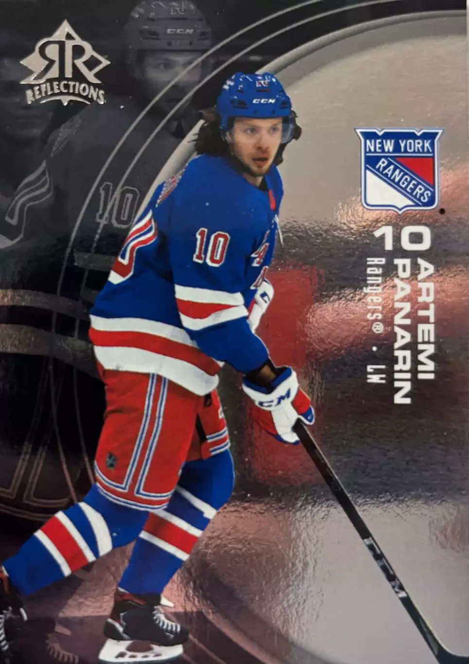 Хоккей. Карточка Артемий Панарин New York Rangers/Рейнджерс, СКА, Витязь КХЛ/НХЛ