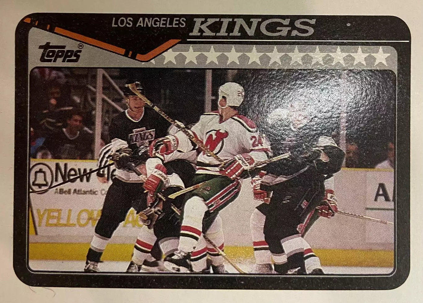 Хоккей. Карточка Los Angeles Kings/Лос-Анджелес Кингз НХЛ/NHL 1990-91 O-Pee-Chee