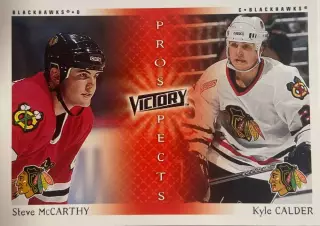 Хоккей. Карточка Стив Маккарти/Кайл Колдер Chicago Blackhawks-Чикаго НХЛ/NHL