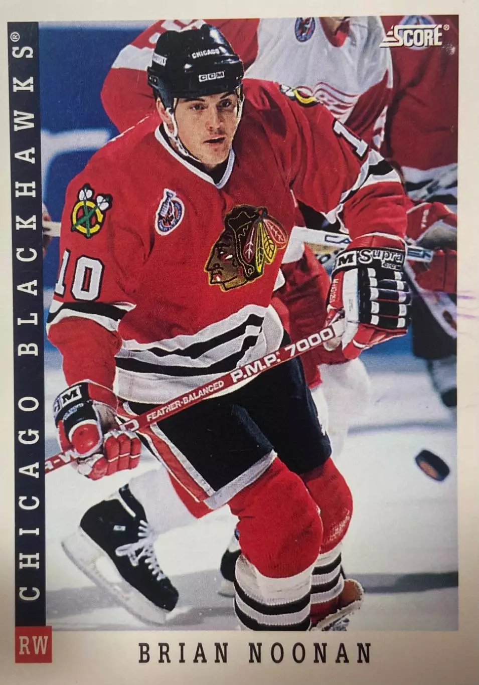 Карточка Brian Noonan-Брайан Нунэн Chicago Blackhawks - Чикаго Блэкхокс НХЛ/NHL
