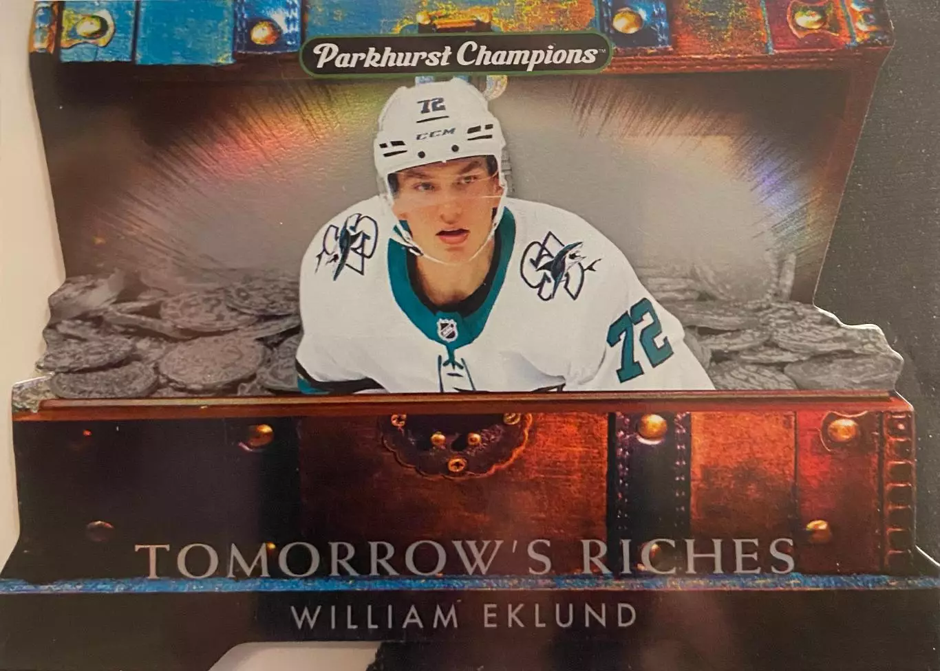 Карточка William Eklund - Вильям Эклунд San Jose Sharks / Сан-Хосе Шаркс НХЛ/NHL