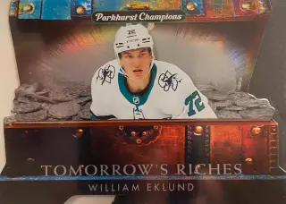 Карточка William Eklund - Вильям Эклунд San Jose Sharks / Сан-Хосе Шаркс НХЛ/NHL
