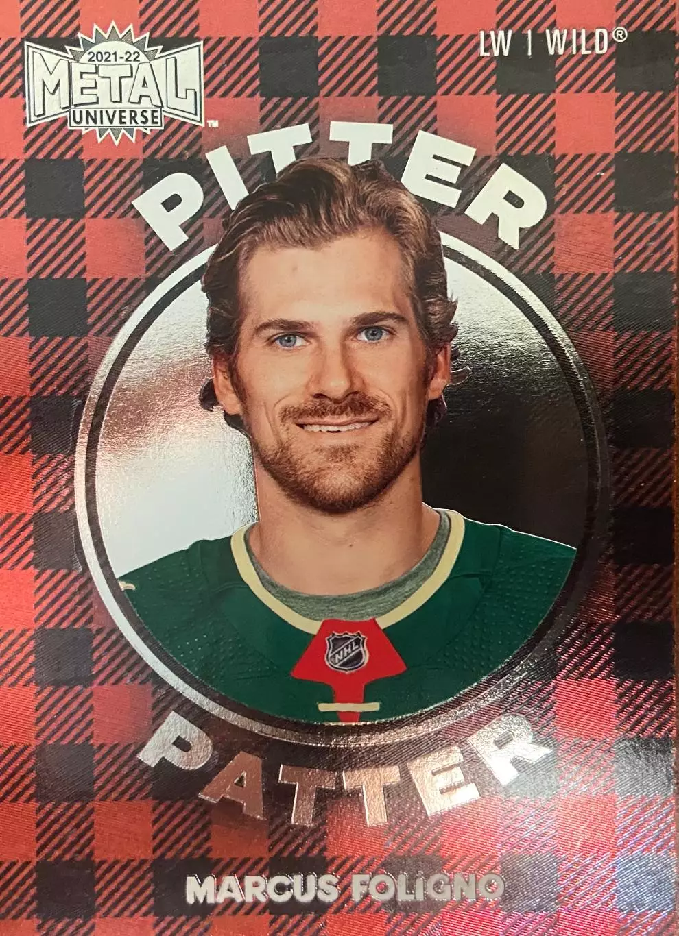 Хоккей. Карточка Marcus Foligno-Маркус Фолиньо Minnesota Wild/Миннесота НХЛ/NHL