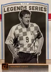 Футбол. Карточка легенда Давор Шукер Хорватия, Арсенал, Реал Мадрид Panini 2019