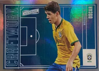 Футбол. Карточка Oscar/Оскар Бразилия, Челси, Сан-Паулу 2017 Panini/Панини