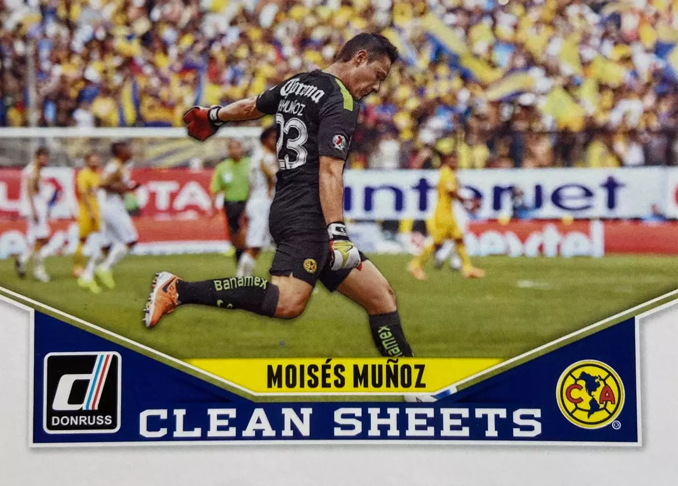 Футбол. Карточка Moises Munoz/Мойсес Муньос Club America/Америка Panini 2015