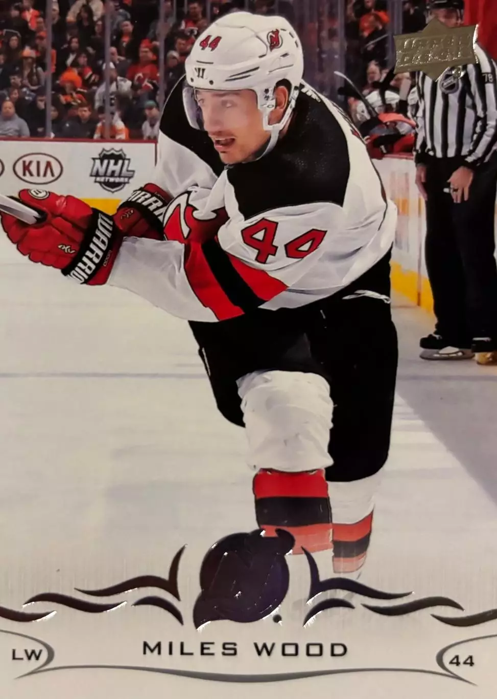 Хоккей Карточка Miles Wood-Майлс Вуд New Jersey Devils/Нью-Джерси Девилз НХЛ/NHL