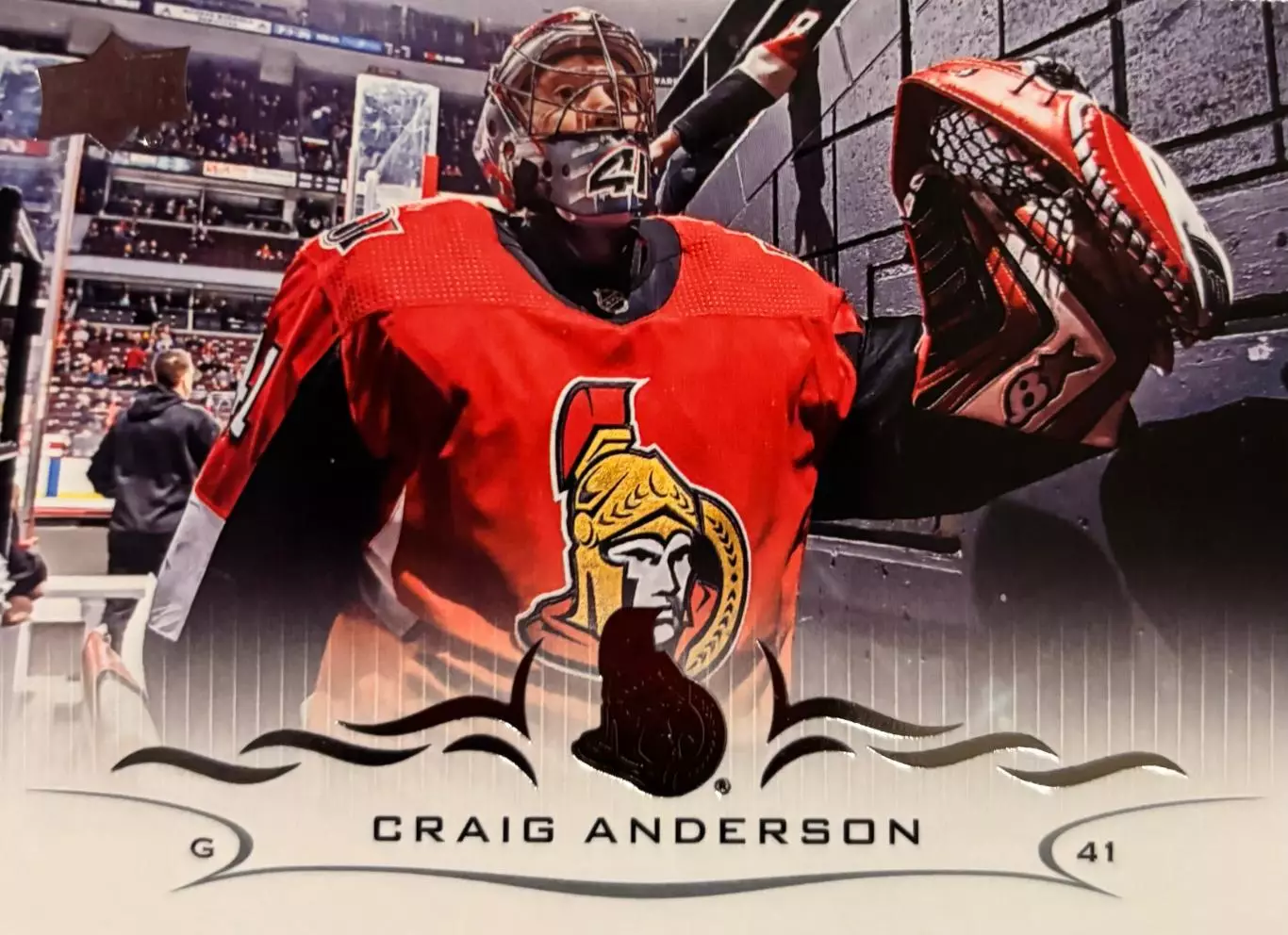 Хоккей. Карточка Craig Anderson-Крэйг Андерсон Ottawa Senators - Оттава НХЛ/NHL