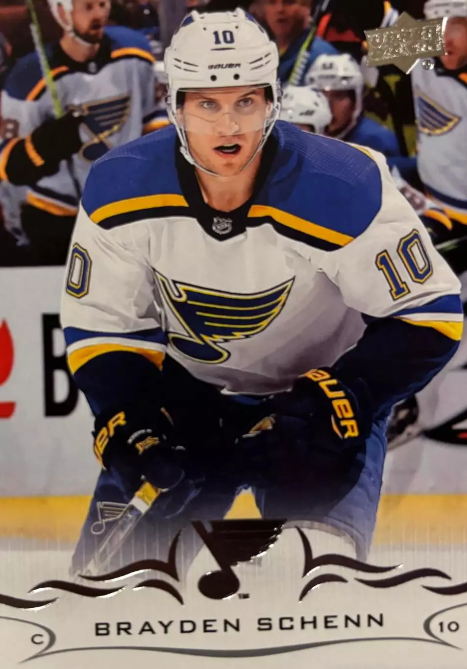 Хоккей. Карточка Brayden Schenn-Брэйден Шенн St. Louis Blues/Сент-Луис НХЛ NHL