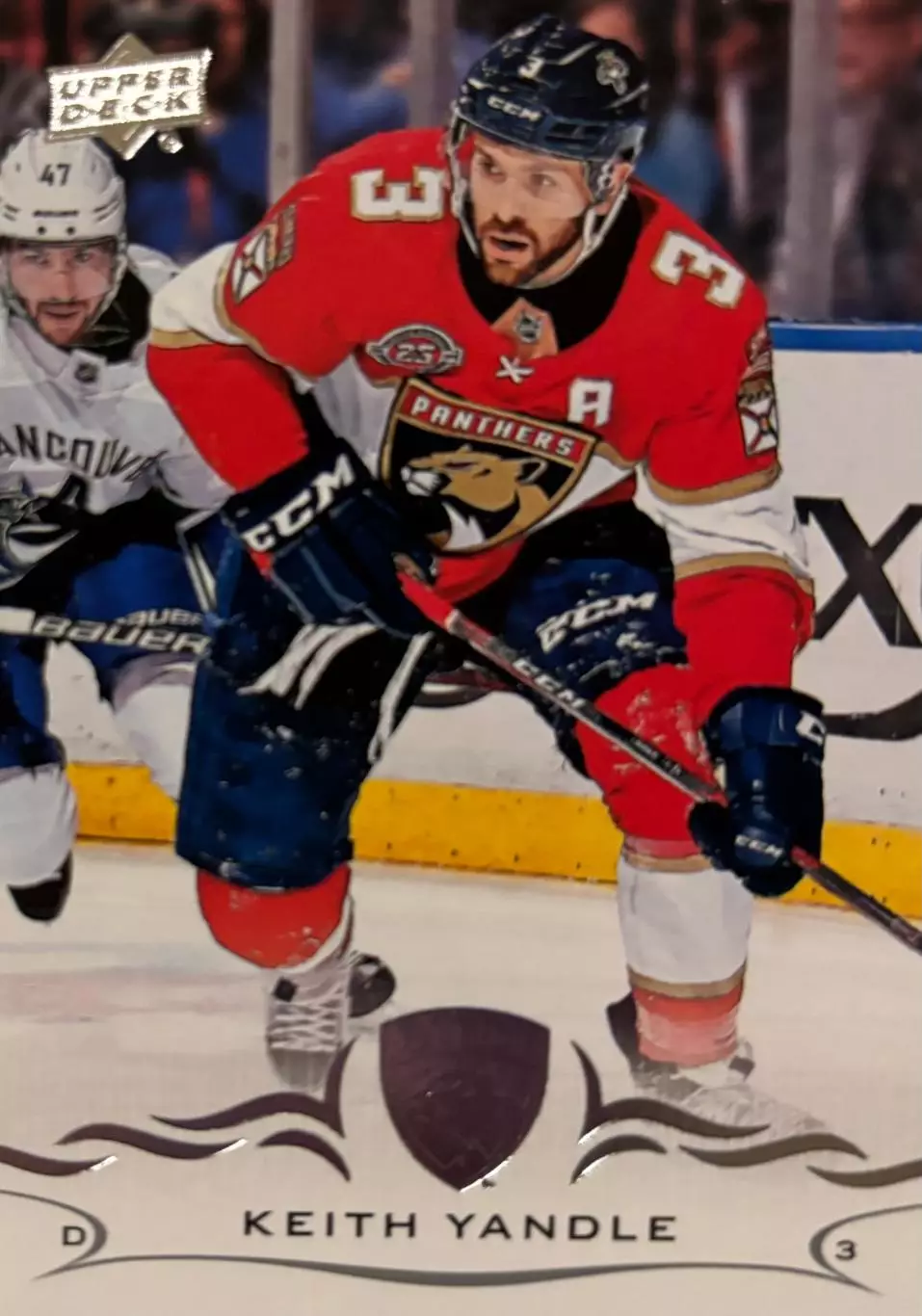 Хоккей. Карточка Keith Yandle-Кит Яндл Florida Panthers-Флорида Пантерз НХЛ/NHL