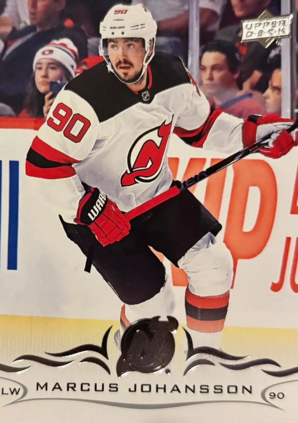 Карточка Marcus Johansson - Маркус Юханссон New Jersey Devils/Нью-Джерси НХЛ/NHL