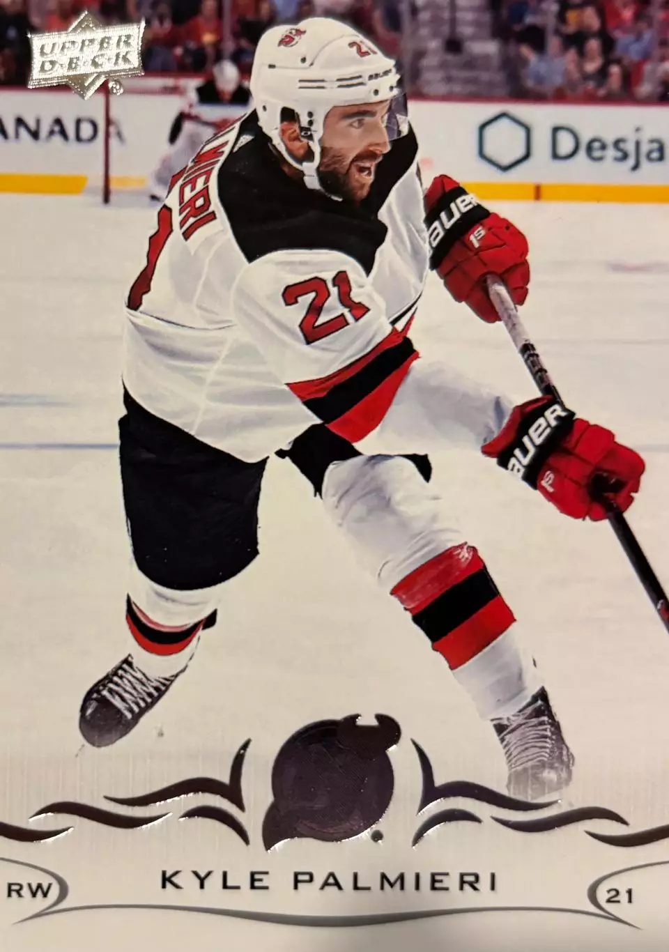 Хоккей. Карточка Kyle Palmieri-Кайл Палмьери New Jersey Devils - Девилз НХЛ/NHL