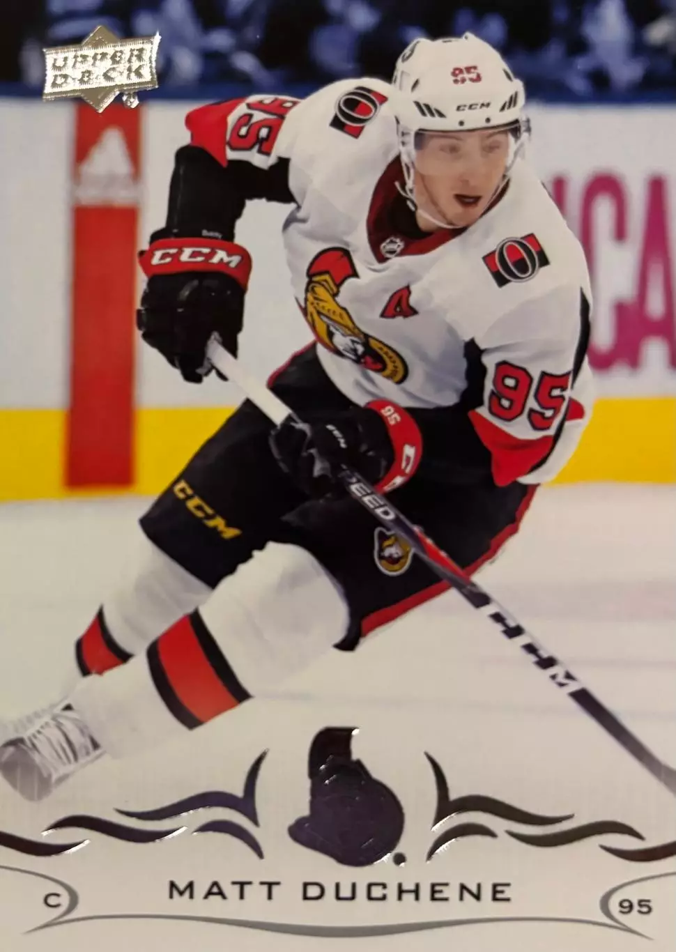 Хоккей. Карточка Matt Duchene-Мэтт Дюшен Ottawa Senators-Оттава Сенаторз НХЛ/NHL