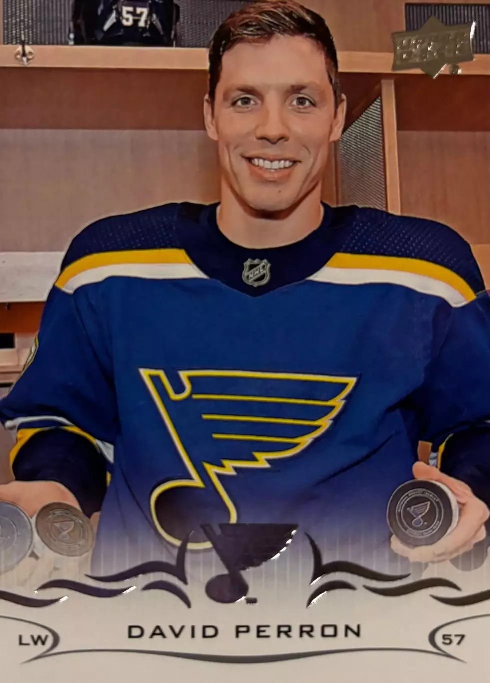 Хоккей Карточка David Perron-Давид Перрон St. Louis Blues-Сент-Луис Блюз НХЛ/NHL