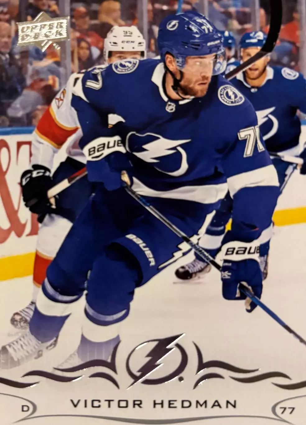 Карточка Виктор Хедман Tampa Bay Lightning/Тампа-Бэй Лайтнинг Барыс НХЛ/NHL/КХЛ