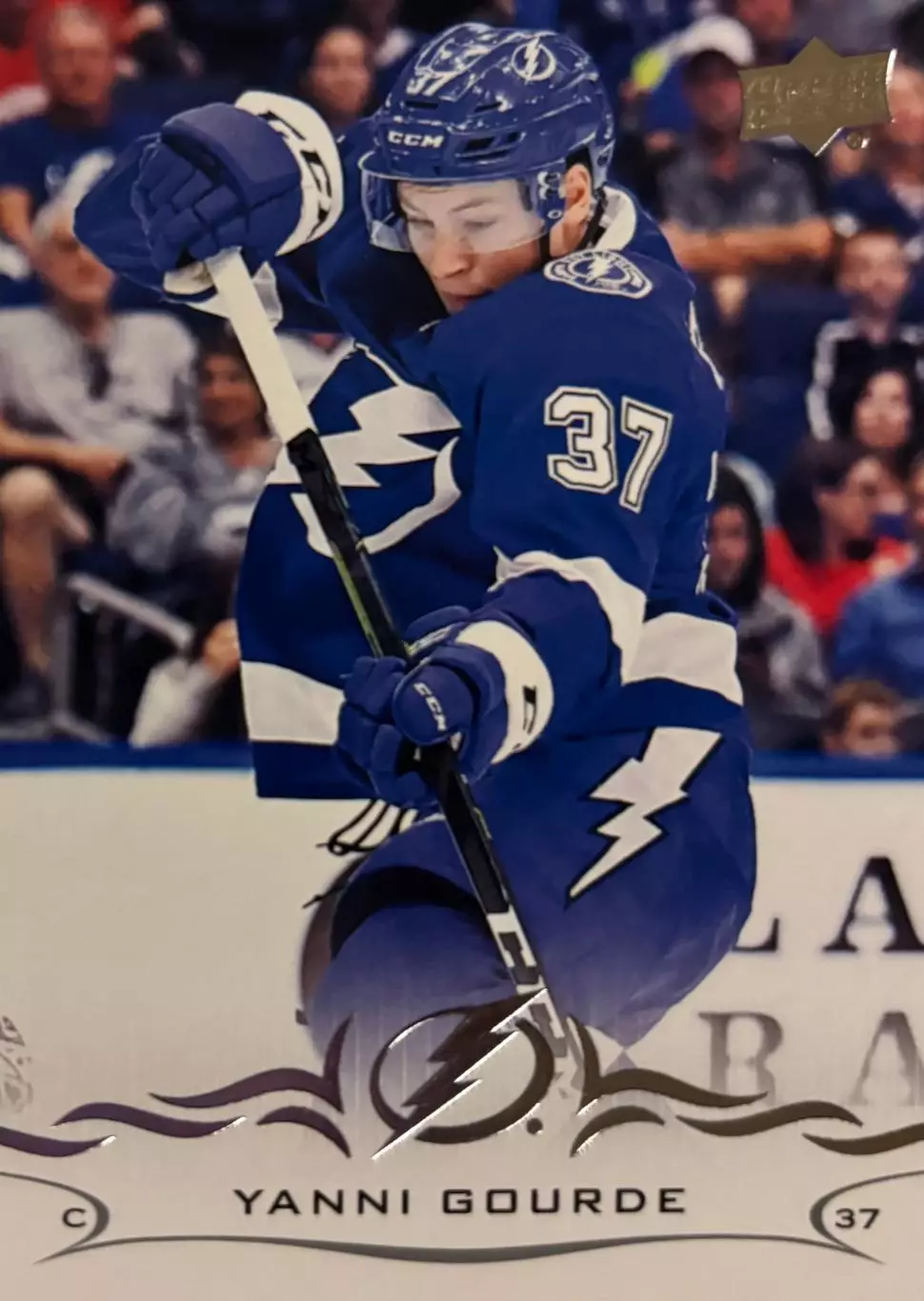 Хоккей. Карточка Yanni Gourde - Янни Гурд Tampa Bay Lightning/Тампа-Бэй НХЛ-NHL