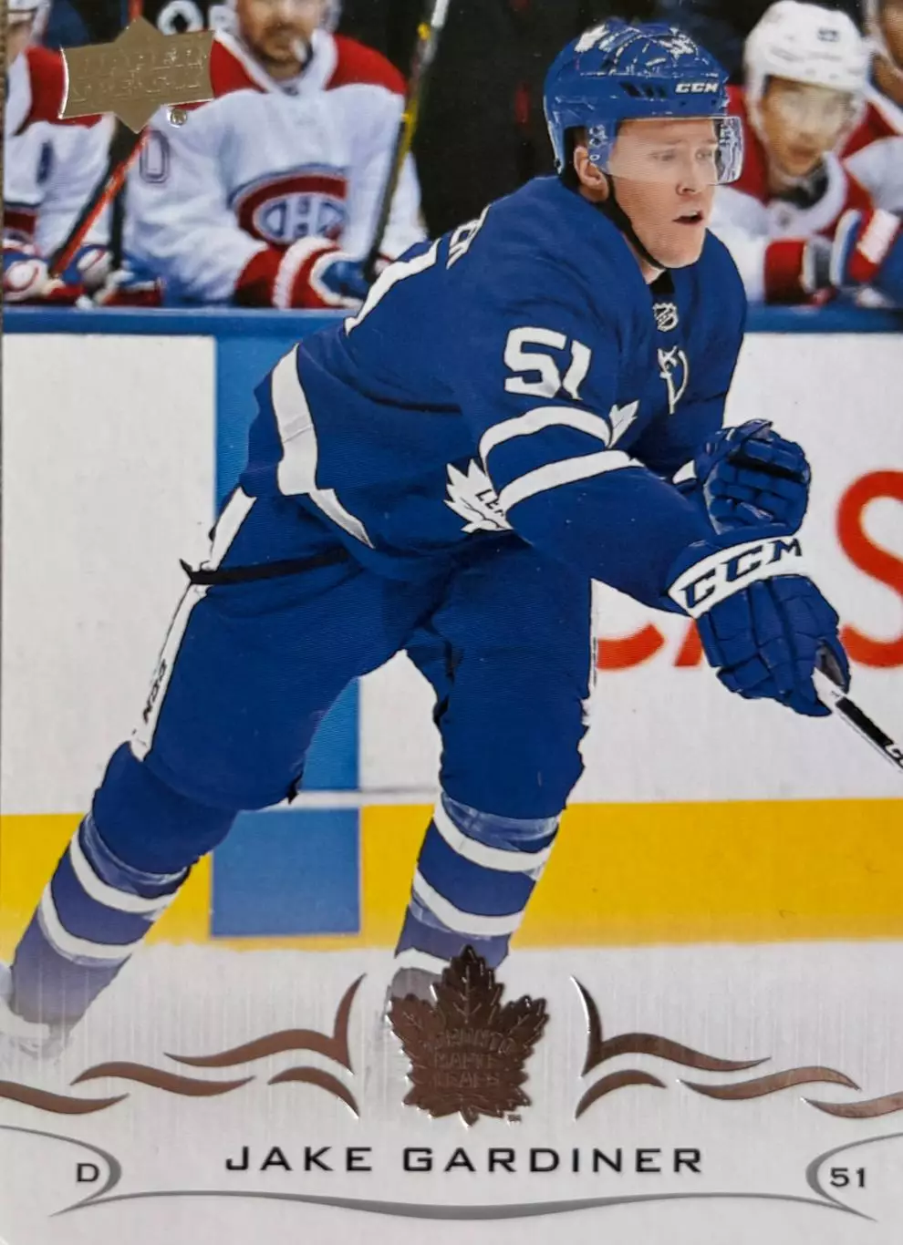 Хоккей Карточка Jake Gardiner-Джейк Гардинер Toronto Maple Leafs-Торонто НХЛ/NHL