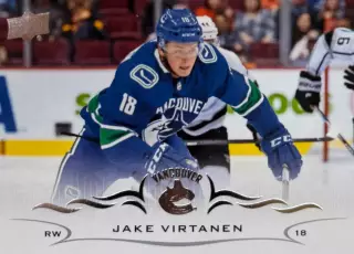 Карточка Джейк Виртанен Vancouver Canucks/Ванкувер Кэнакс, Спартак НХЛ/NHL/КХЛ