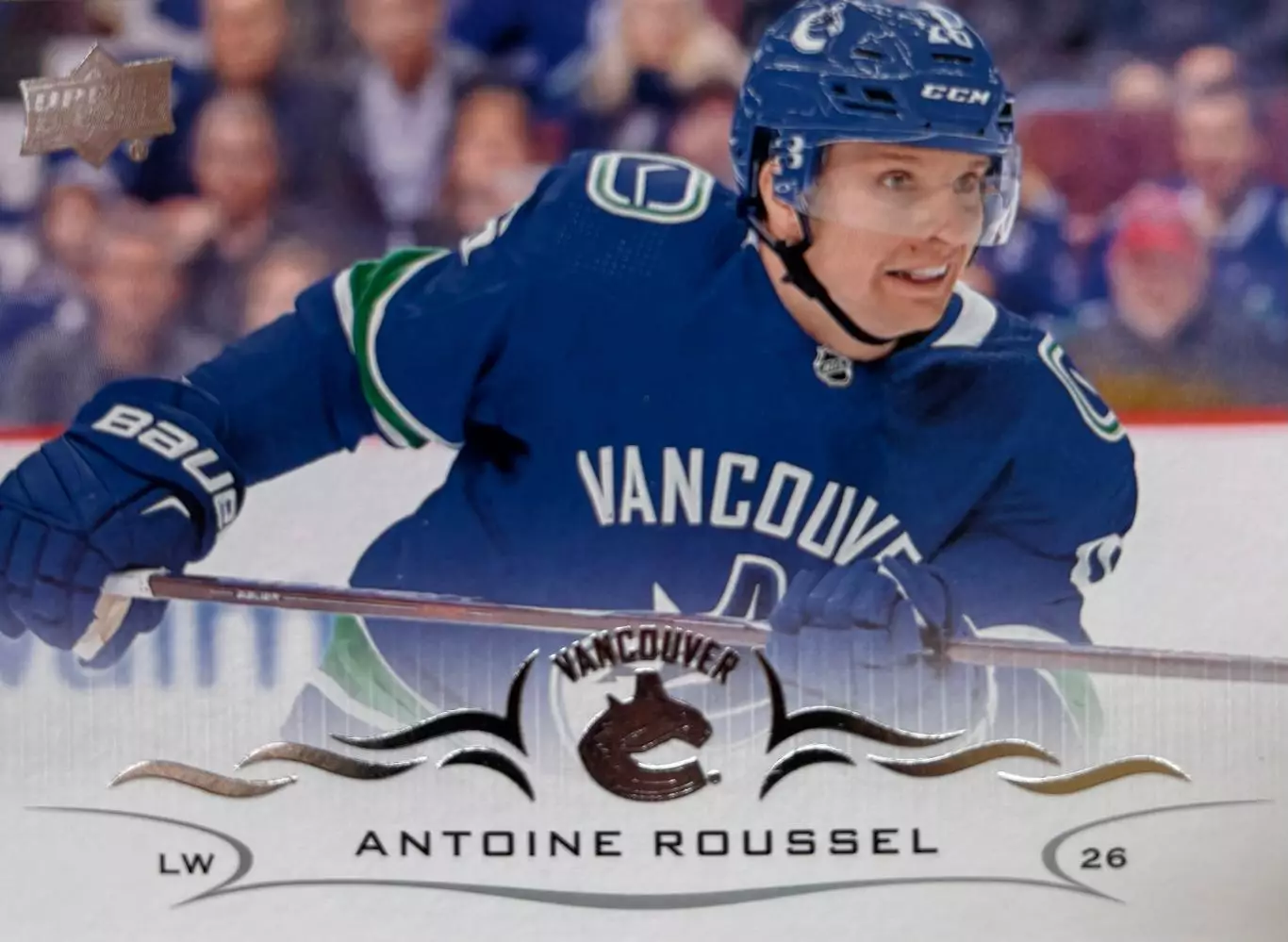 Карточка Antoine Roussel - Антуан Руссель Vancouver Canucks - Ванкувер НХЛ/NHL