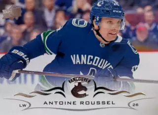 Карточка Antoine Roussel - Антуан Руссель Vancouver Canucks - Ванкувер НХЛ/NHL