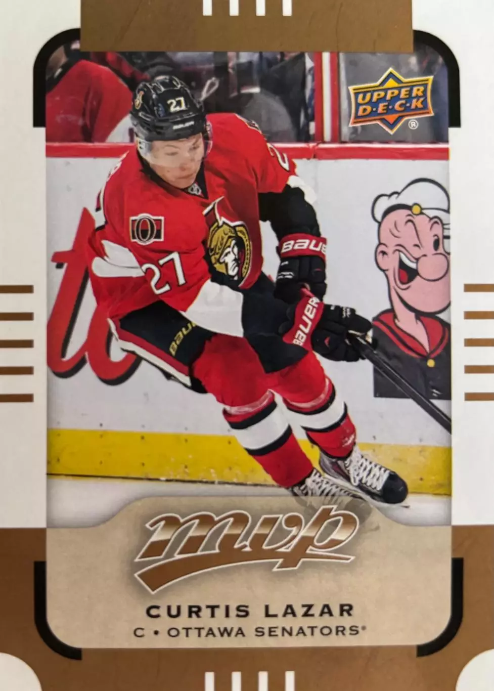 Хоккей. Карточка Curtis Lazar - Кертис Лазар Ottawa Senators - Оттава НХЛ/NHL