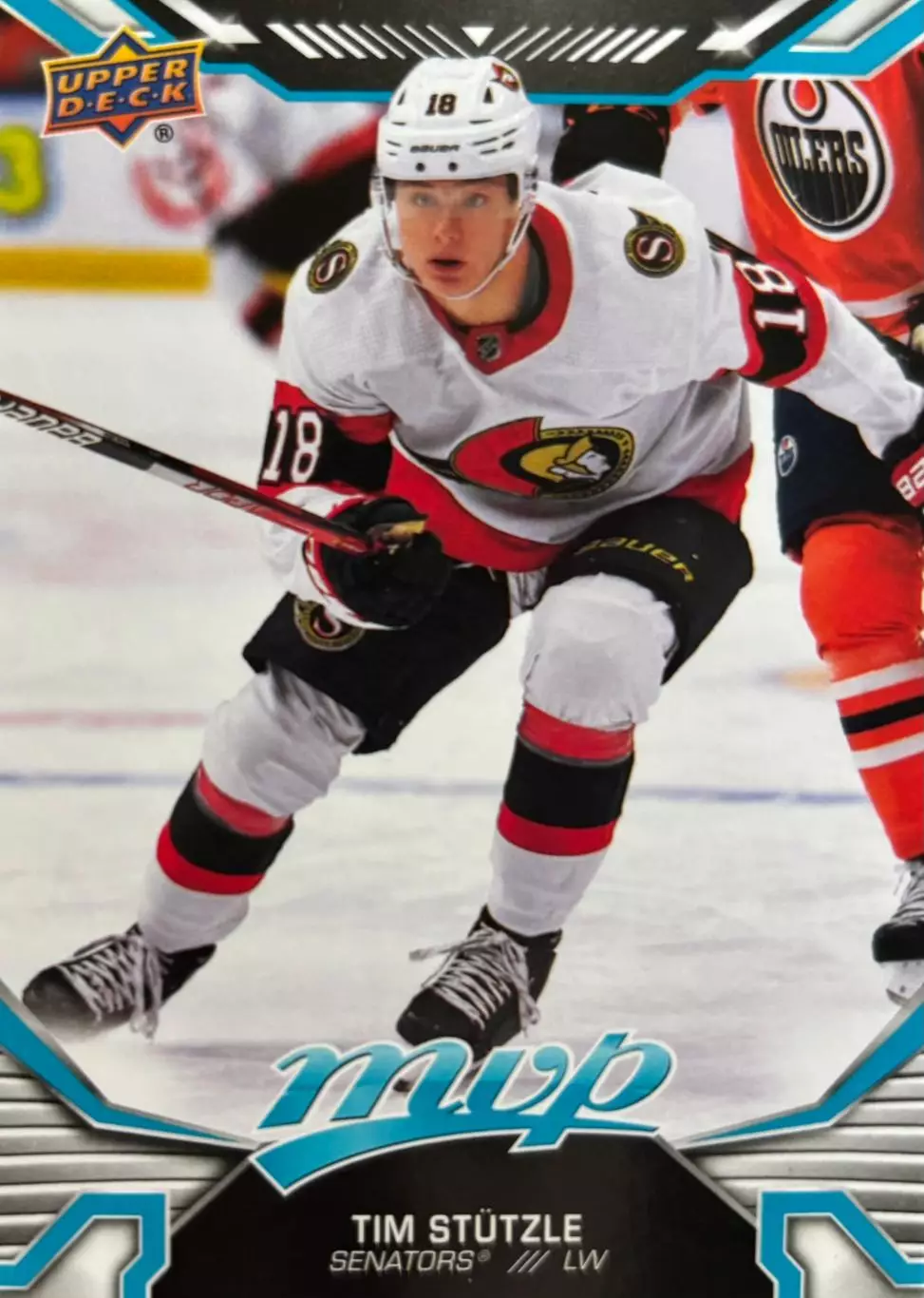 Хоккей. Карточка Tim Stutzle/Тим Штюцле Ottawa Senators/Оттава Сенаторз НХЛ-NHL
