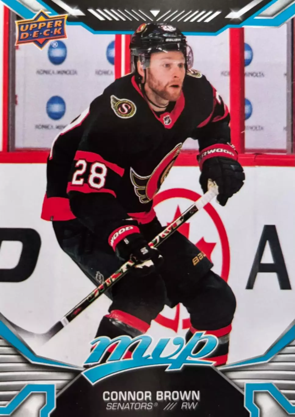 Хоккей. Карточка Connor Brown - Коннор Браун Ottawa Senators - Оттава НХЛ-NHL