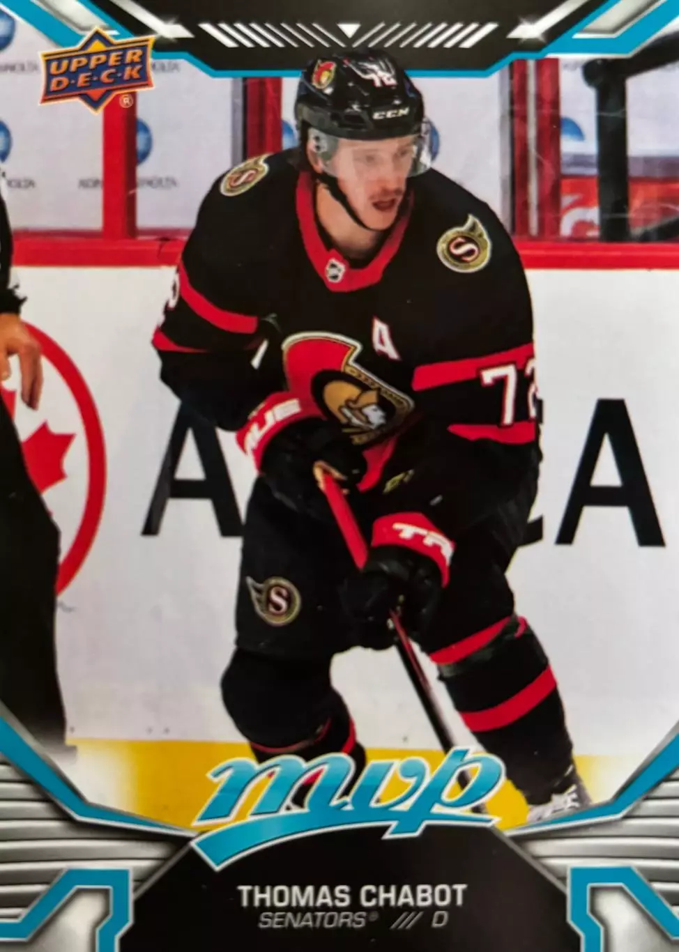Хоккей Карточка Thomas Chabot-Тома Шабо Ottawa Senators-Оттава Сенаторз НХЛ NHL