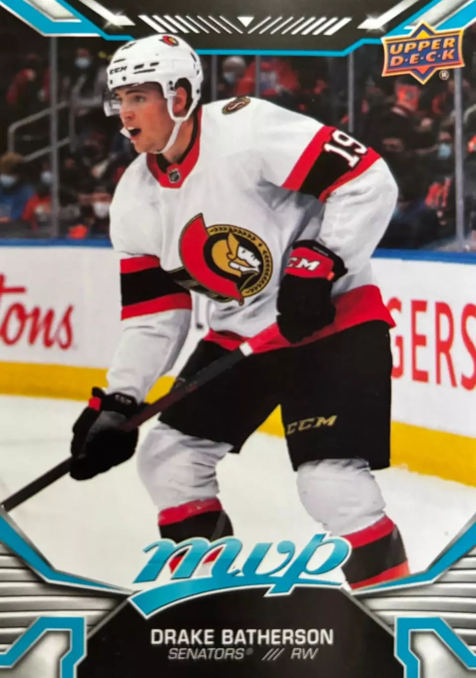 Хоккей. Карточка Drake Batherson-Дрейк Батерсон Ottawa Senators-Оттава НХЛ-NHL