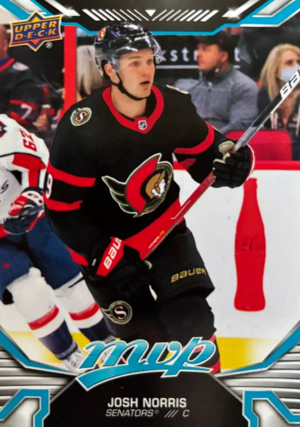 Хоккей. Карточка Josh Norris/Джош Норрис Ottawa Senators/Оттава Сенаторз НХЛ/NHL
