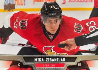 Хоккей. Карточка Mika Zibanejad-Мика Зибанежад Ottawa Senators - Оттава НХЛ/NHL