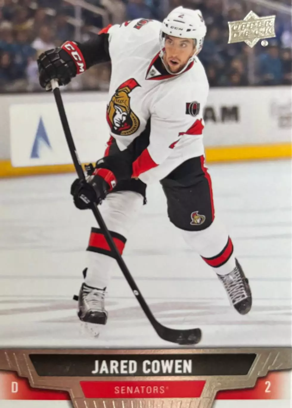 Хоккей Карточка Jared Cowen-Джаред Коуэн Ottawa Senators-Оттава Сенаторз НХЛ/NHL