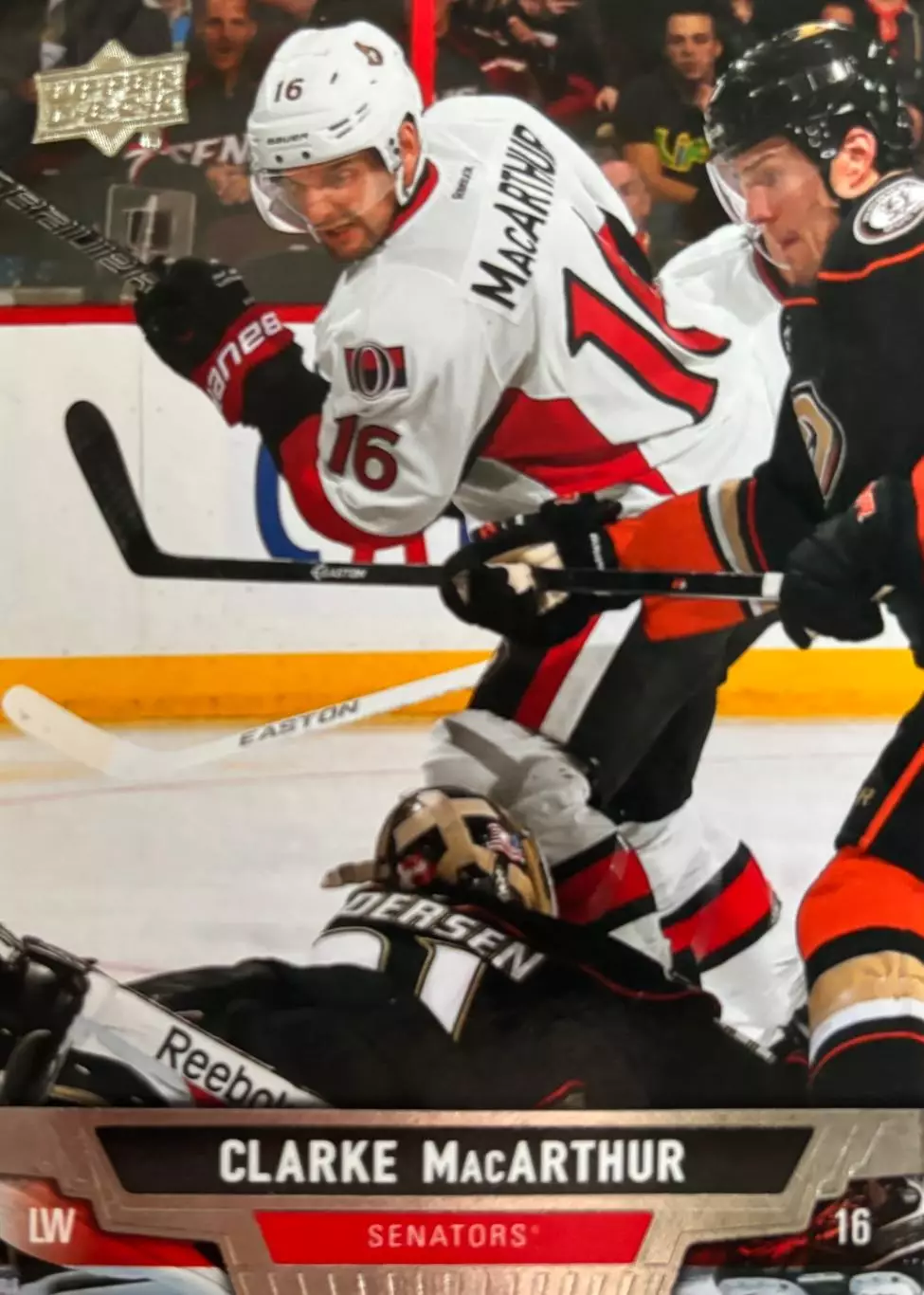 Хоккей. Карточка Clarke MacArthur-Кларк Макартур Ottawa Senators-Оттава НХЛ/NHL