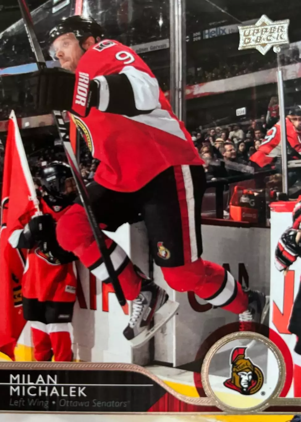 Карточка Milan Michalek-Милан Михалек Ottawa Senators - Оттава Сенаторз НХЛ NHL