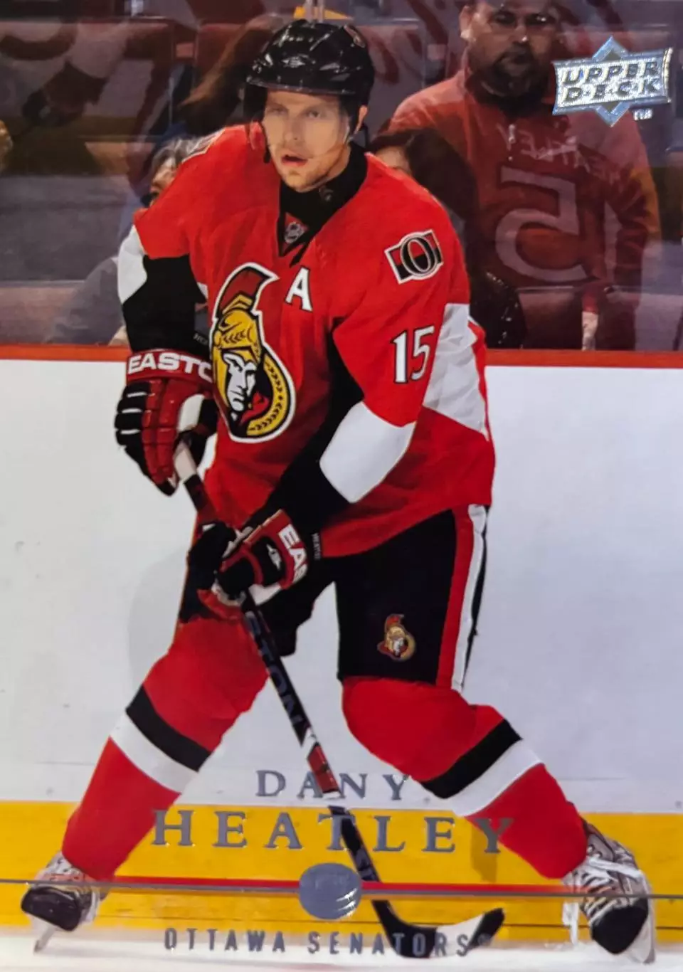 Хоккей. Карточка Dany Heatley/Дэни Хитли Ottawa Senators/Оттава, Ак Барс НХЛ/NHL