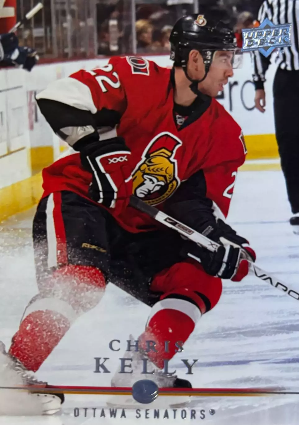 Хоккей. Карточка Chris Kelly-Крис Келли Ottawa Senators-Оттава Сенаторз НХЛ/NHL
