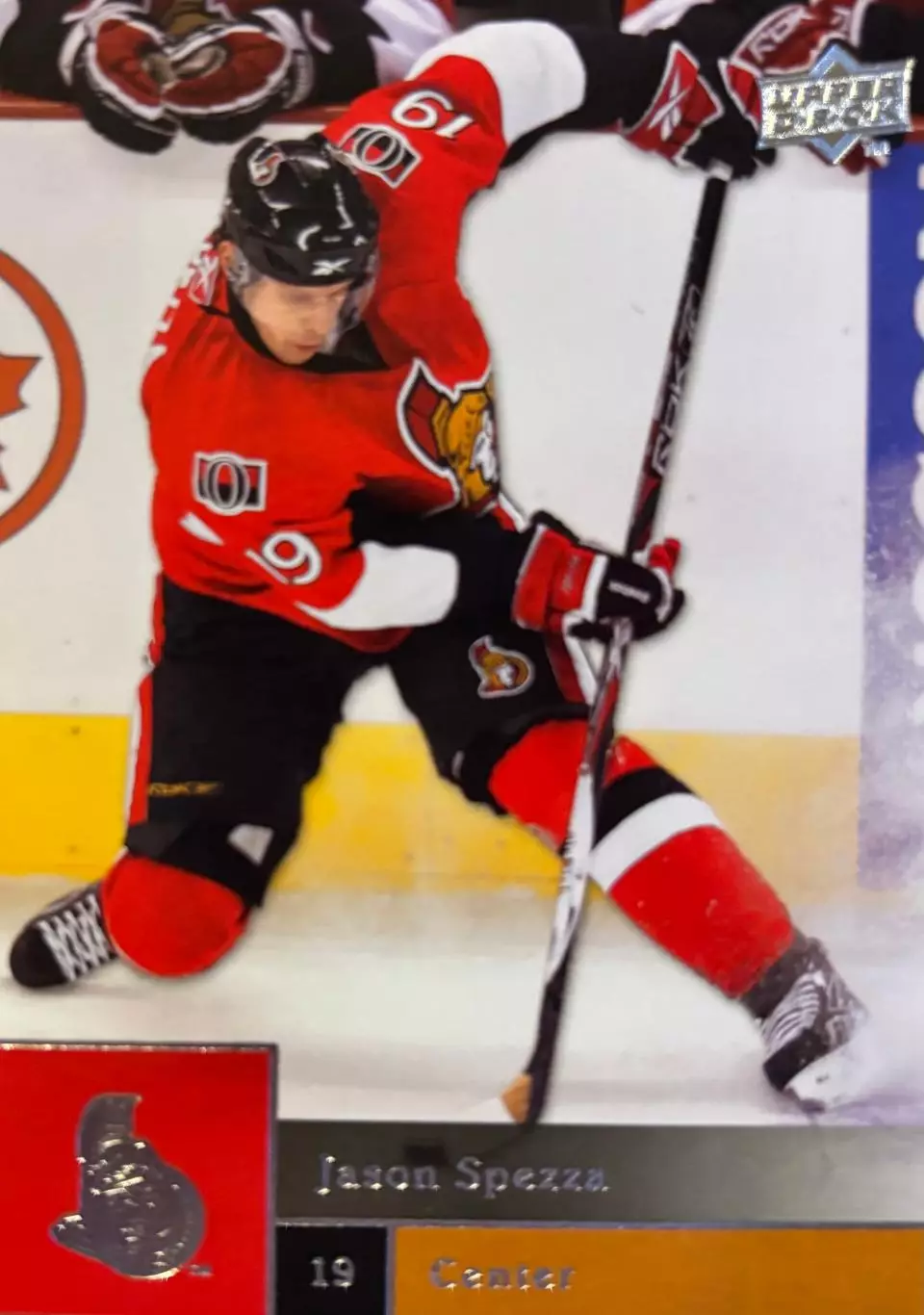 Хоккей. Карточка Jason Spezza - Джейсон Спецца Ottawa Senators - Оттава НХЛ NHL