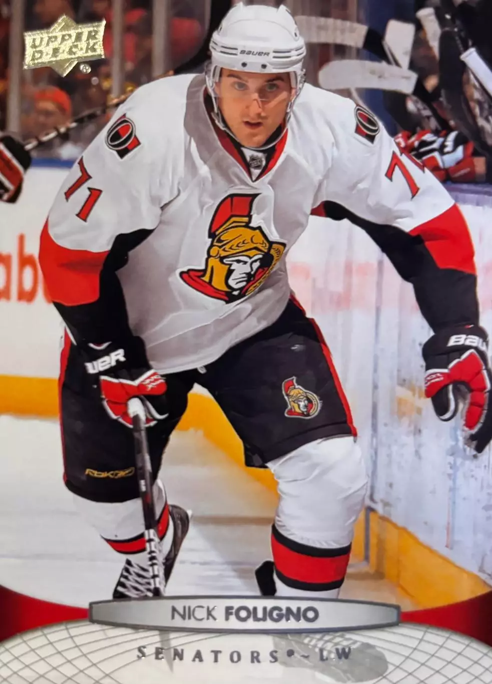 Хоккей Карточка Nick Foligno-Ник Фолиньо Ottawa Senators-Оттава Сенаторз НХЛ/NHL
