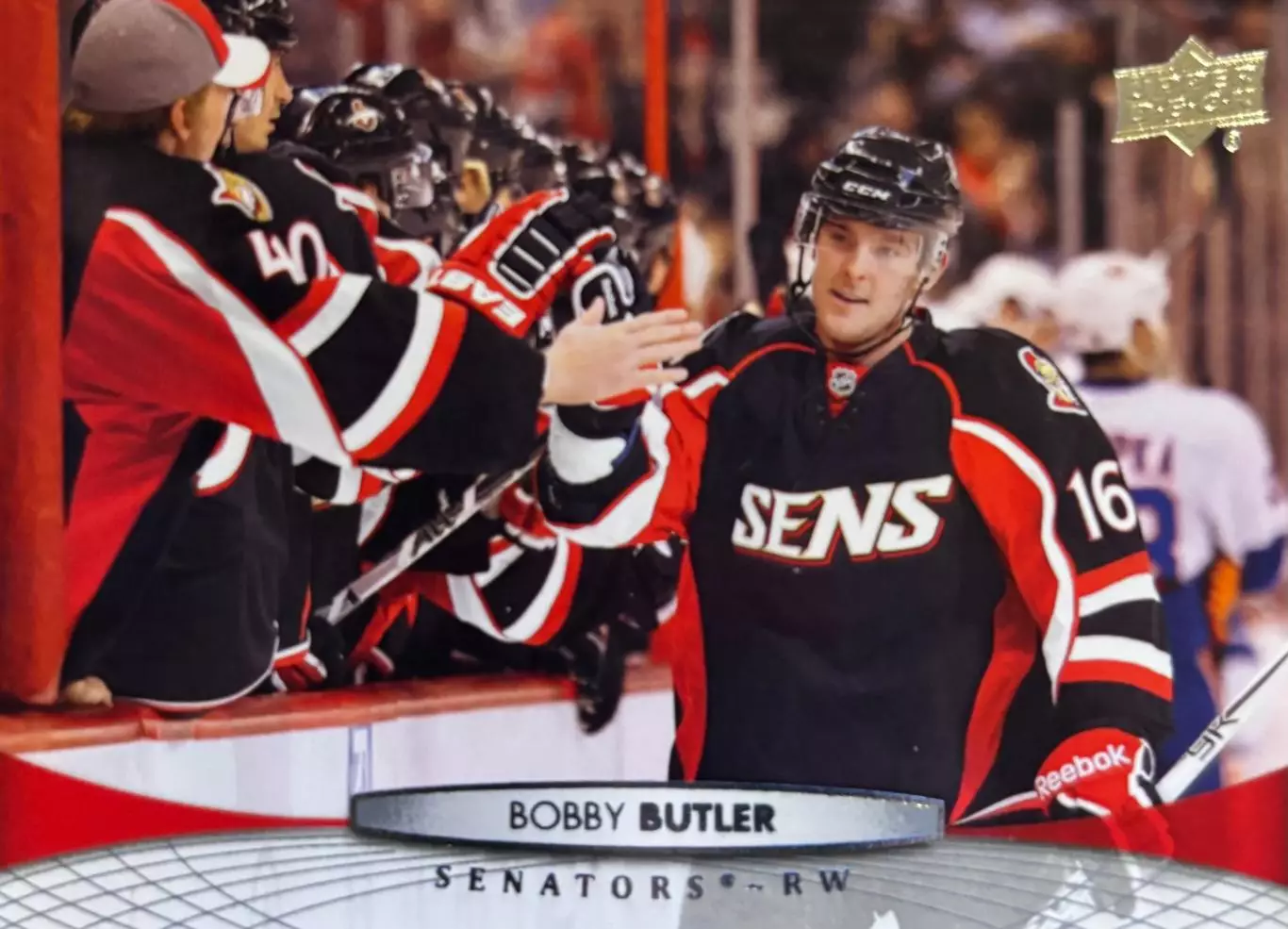 Хоккей. Карточка Bobby Butler - Бобби Батлер Ottawa Senators - Оттава НХЛ/NHL