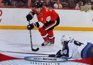 Карточка Milan Michalek-Милан Михалек Ottawa Senators - Оттава Сенаторз НХЛ NHL