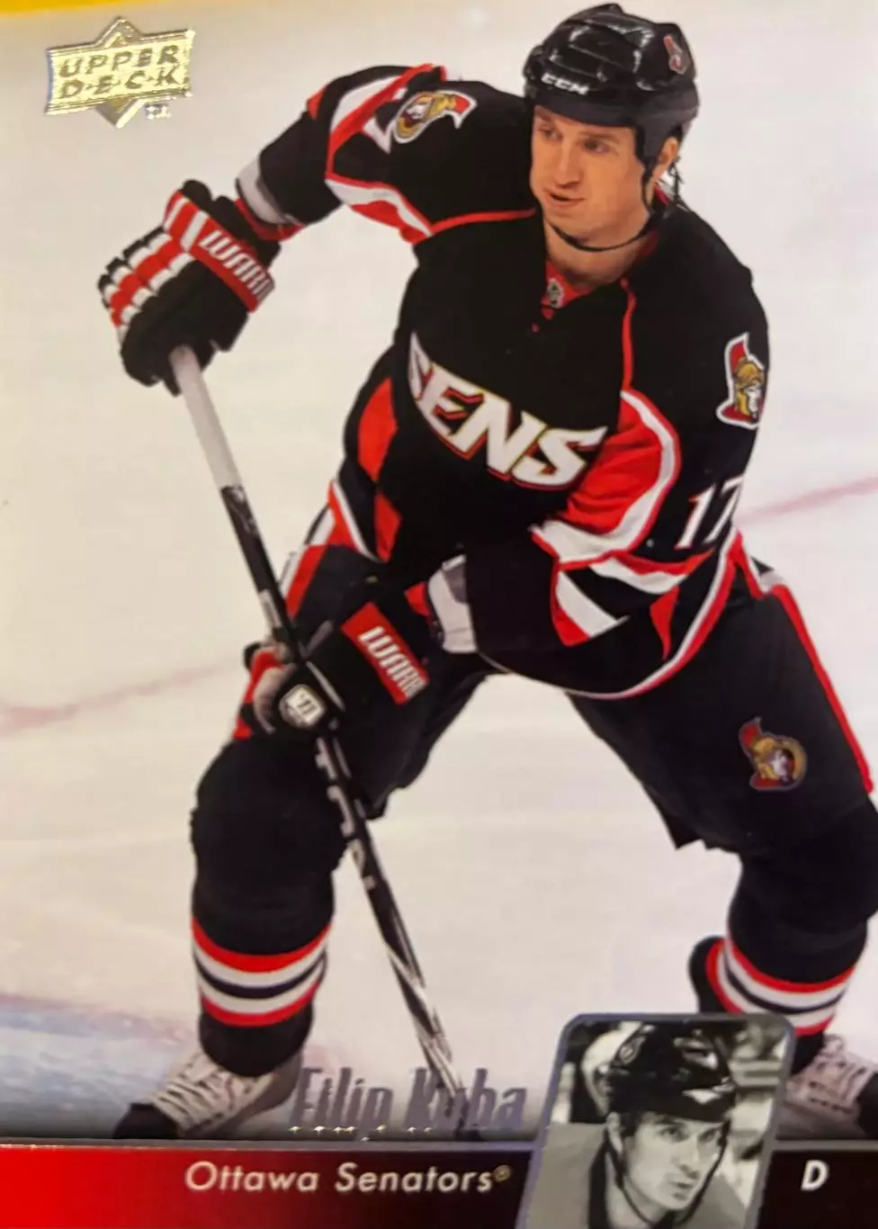 Хоккей. Карточка Filip Kuba-Филип Куба Ottawa Senators - Оттава Сенаторз НХЛ-NHL
