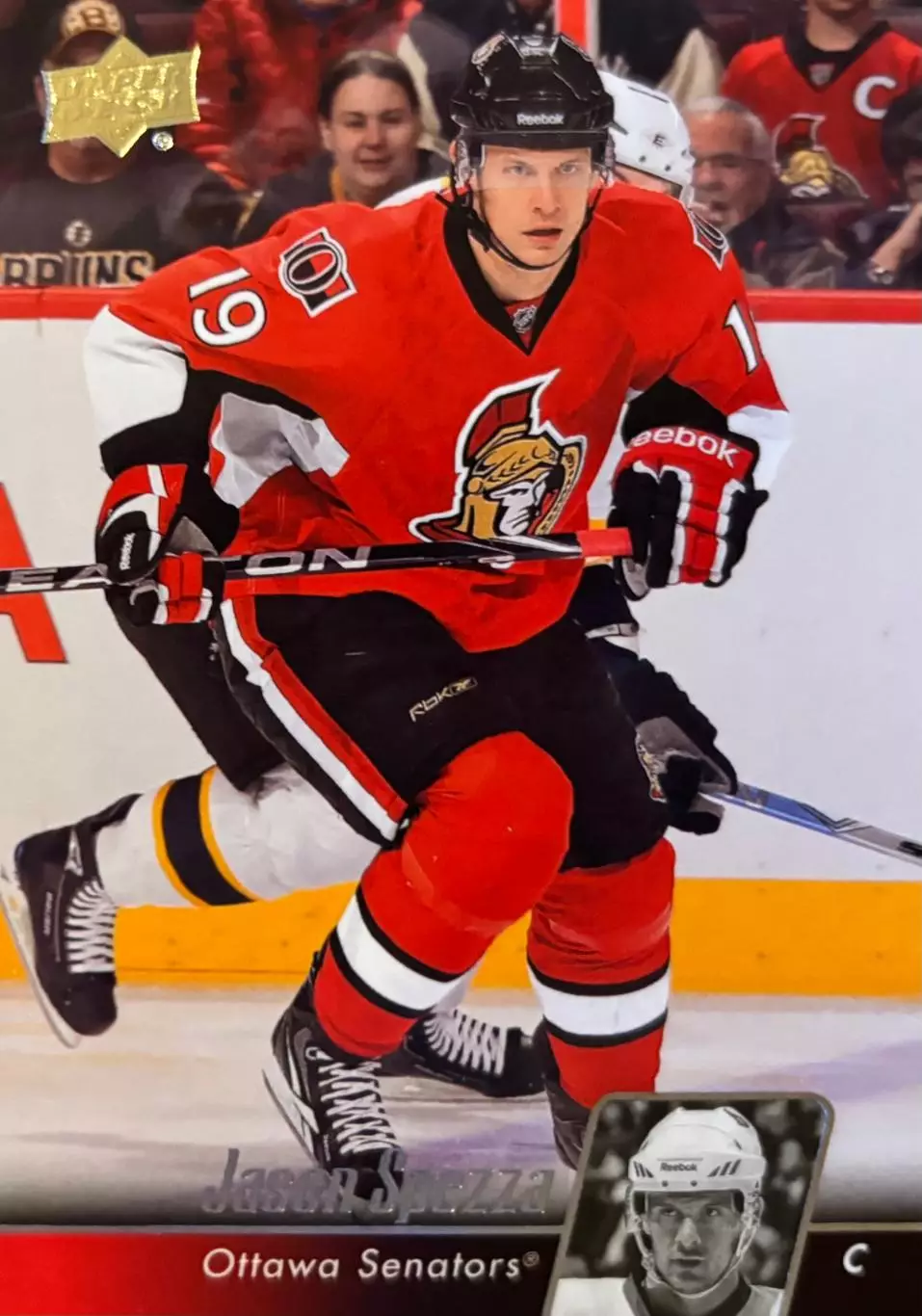 Хоккей. Карточка Jason Spezza - Джейсон Спецца Ottawa Senators-Оттава НХЛ/NHL