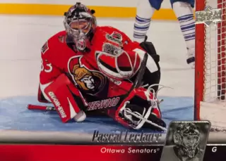 Хоккей. Карточка Pascal Leclaire-Паскаль Леклер Ottawa Senators - Оттава НХЛ/NHL