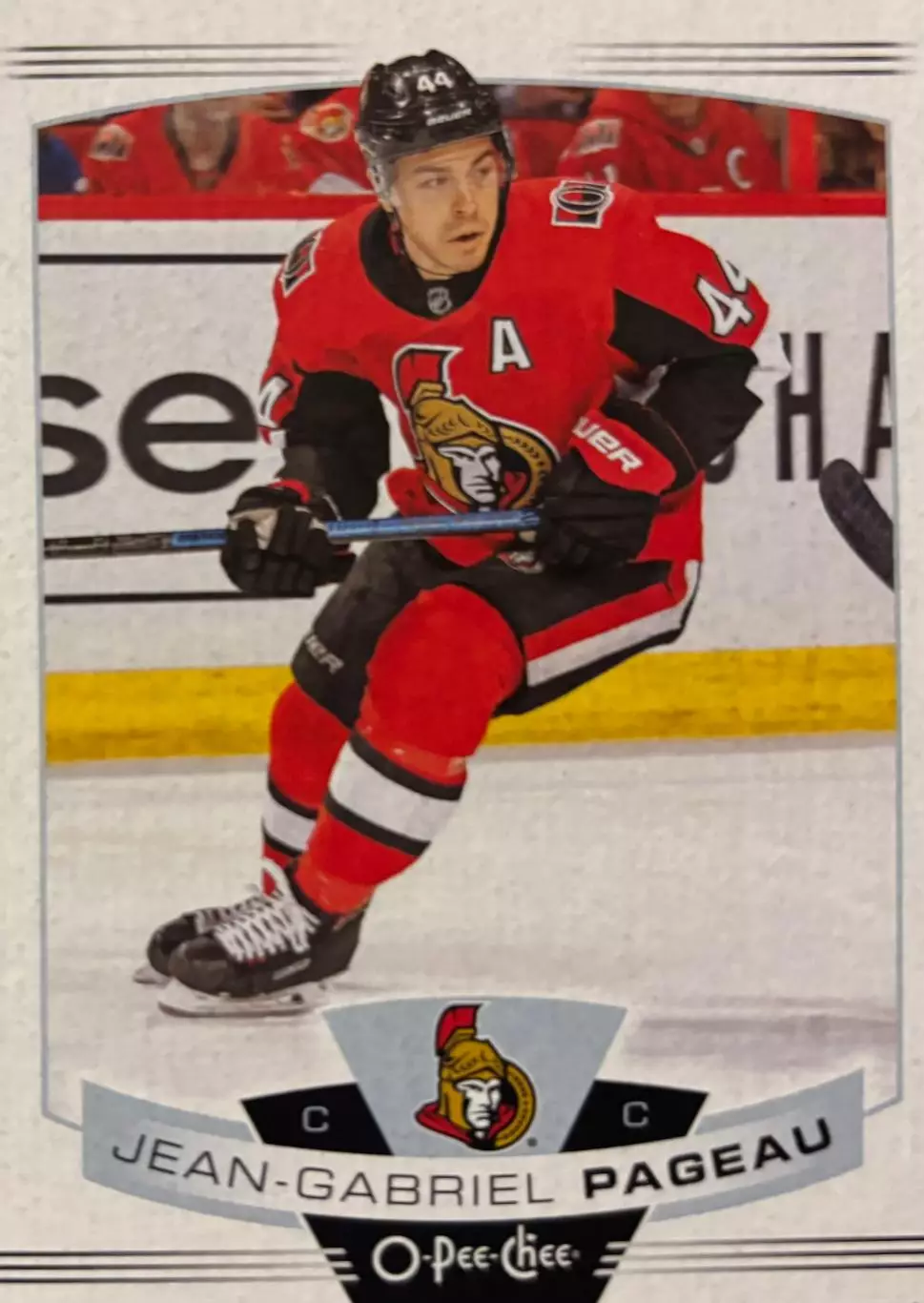 Хоккей Карточка Pageau/Жан-Габриэль Пажо Ottawa Senators-Оттава Сенаторз НХЛ/NHL