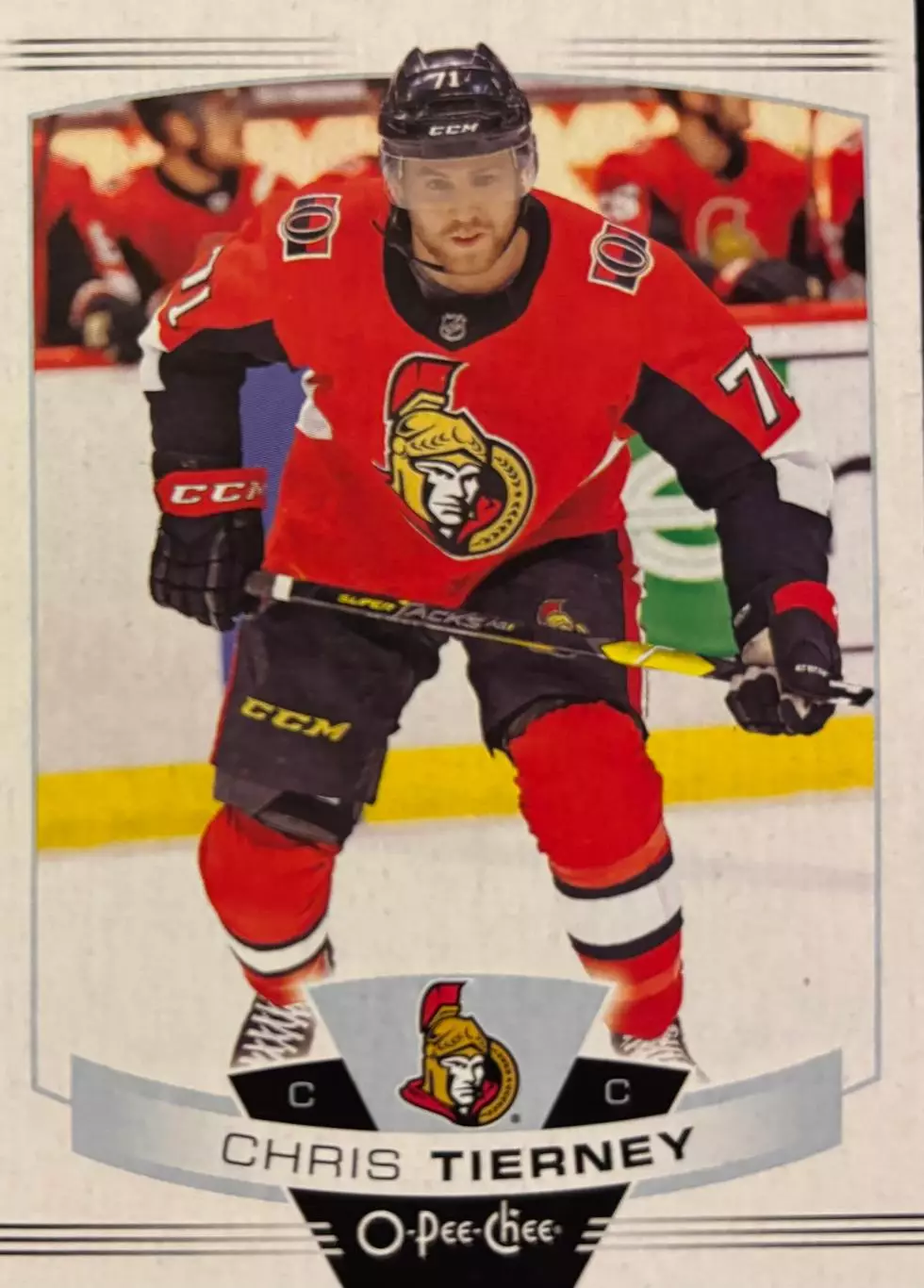 Хоккей Карточка Крис Тирни Ottawa Senators-Оттава Сенаторз, Динамо Минск НХЛ/КХЛ