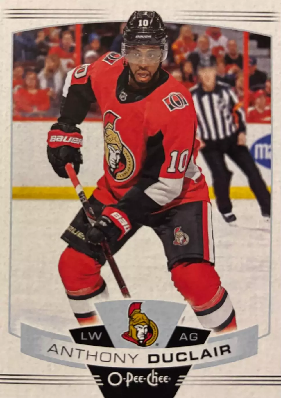 Хоккей. Карточка Anthony Duclair -Энтони Дюклер Ottawa Senators - Оттава НХЛ/NHL
