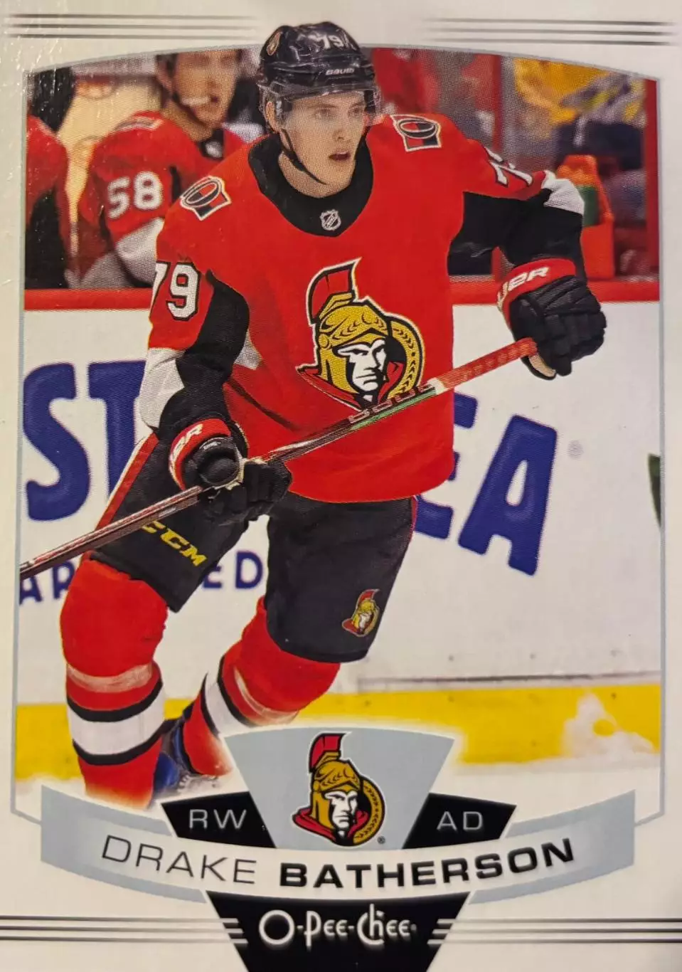 Хоккей. Карточка Drake Batherson-Дрейк Батерсон Ottawa Senators-Оттава НХЛ-NHL