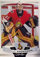 Хоккей. Карточка Craig Anderson-Крэйг Андерсон Ottawa Senators - Оттава НХЛ NHL