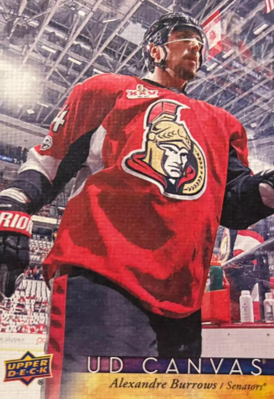 Хоккей. Карточка Burrows - Александр Бэрроуз Ottawa Senators - Оттава НХЛ/NHL