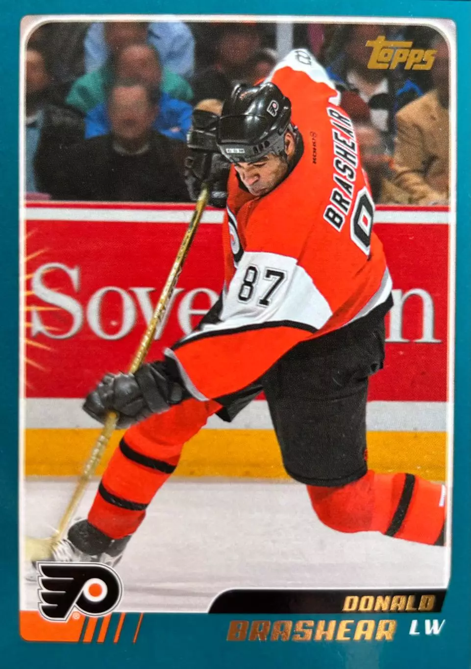 Карточка Donald Brashear-Дональд Брашир Philadelphia Flyers-Филадельфия НХЛ/NHL